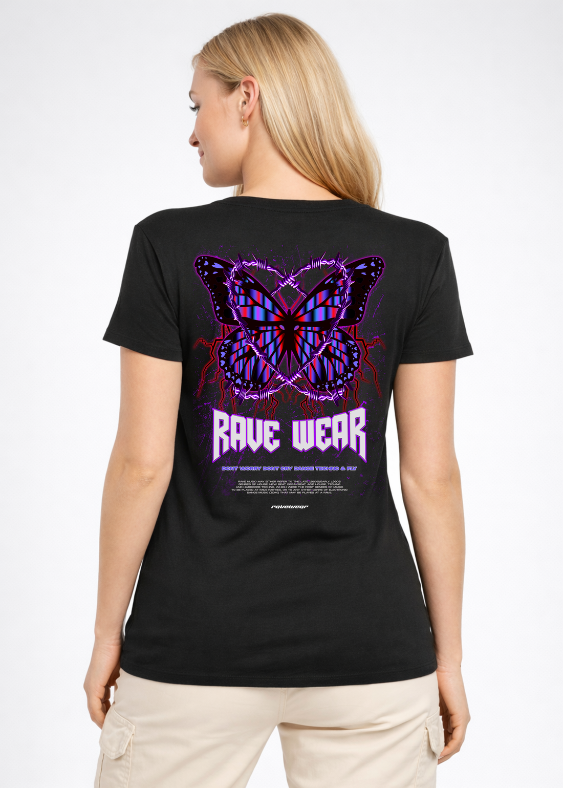 Chained Butterfly - Damen Premium T-Shirt