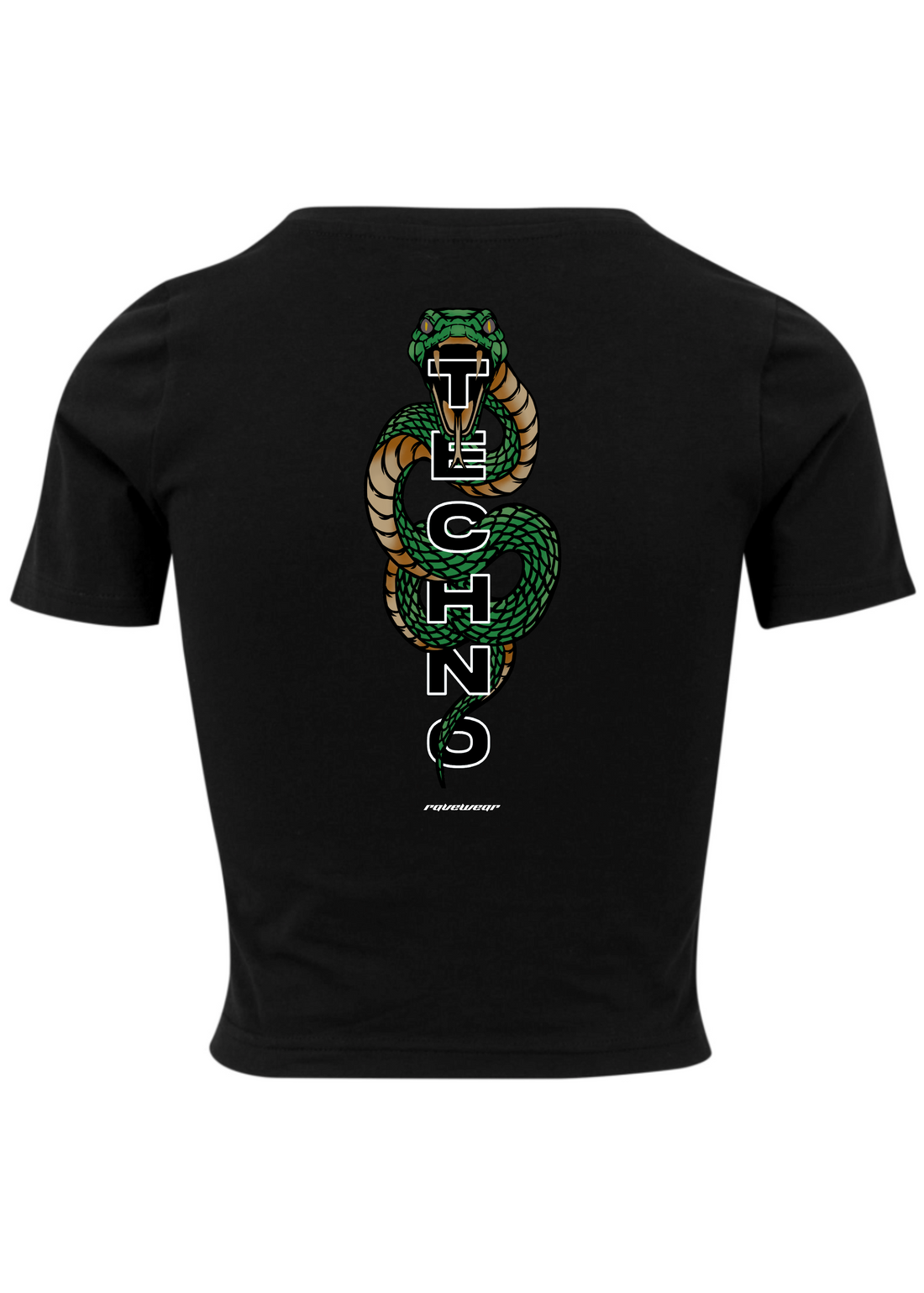 Techno Cobra Backprint - Damen Crop Top