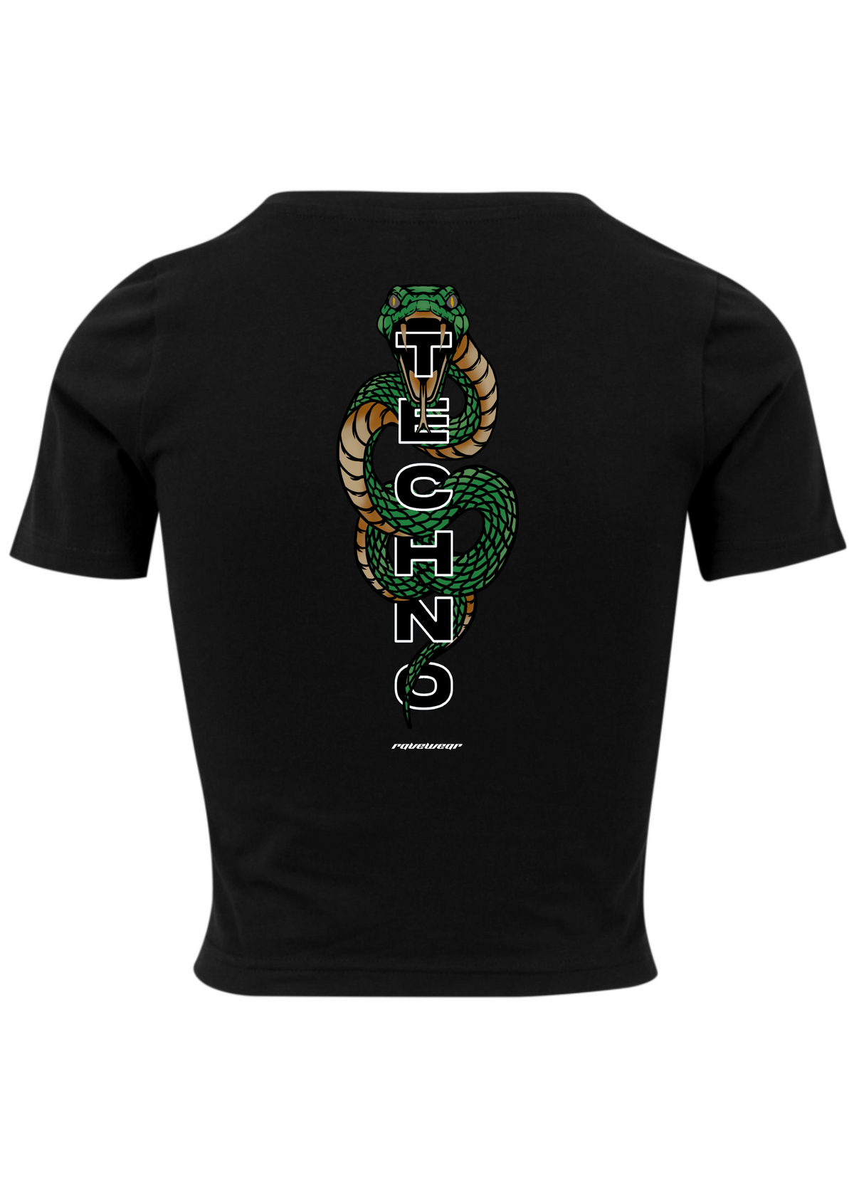 Techno Cobra Backprint - Damen Crop Top