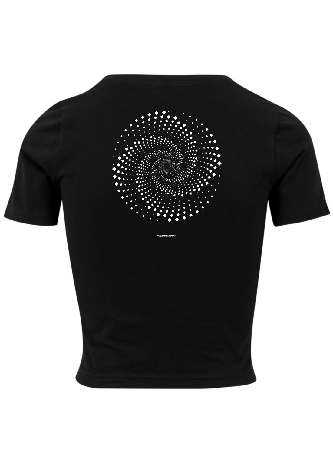 Trippy Cycle Backprint - Damen Crop Top