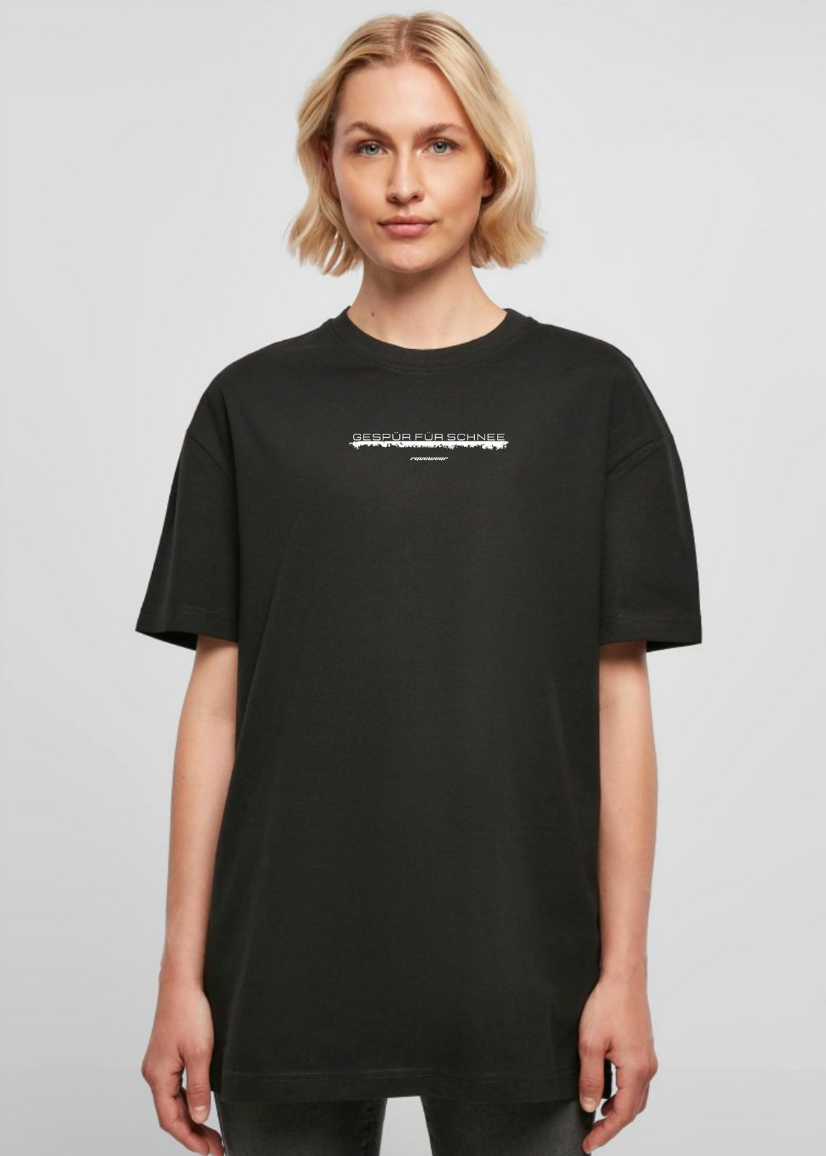 Gespür für Schnee Frontprint - Unisex Oversized Shirt