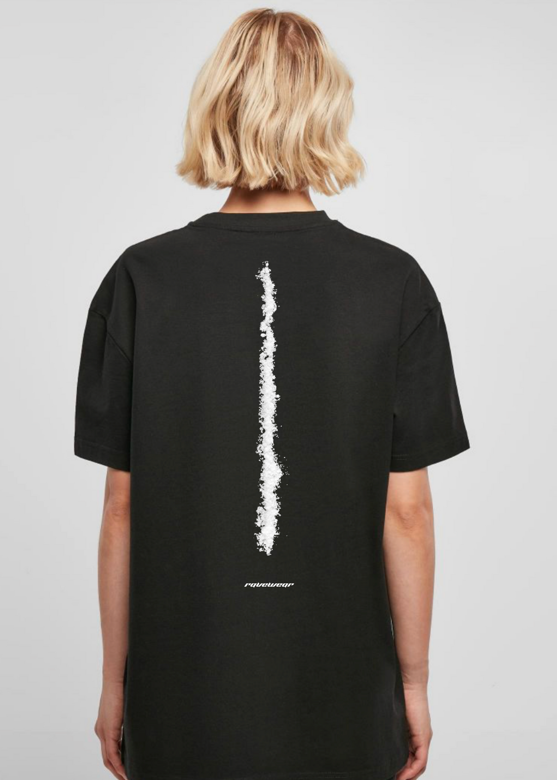 Snow white Backprint - Damen Oversized Shirt