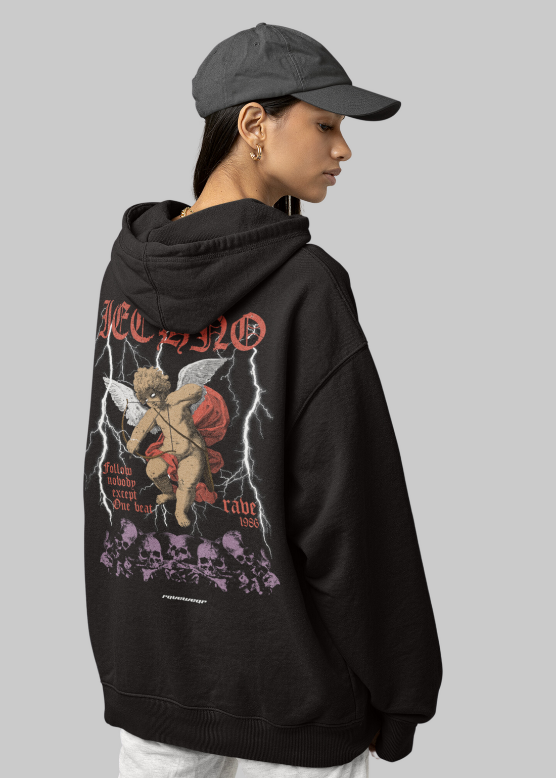 Techno Amor - Damen Oversized Hoodie