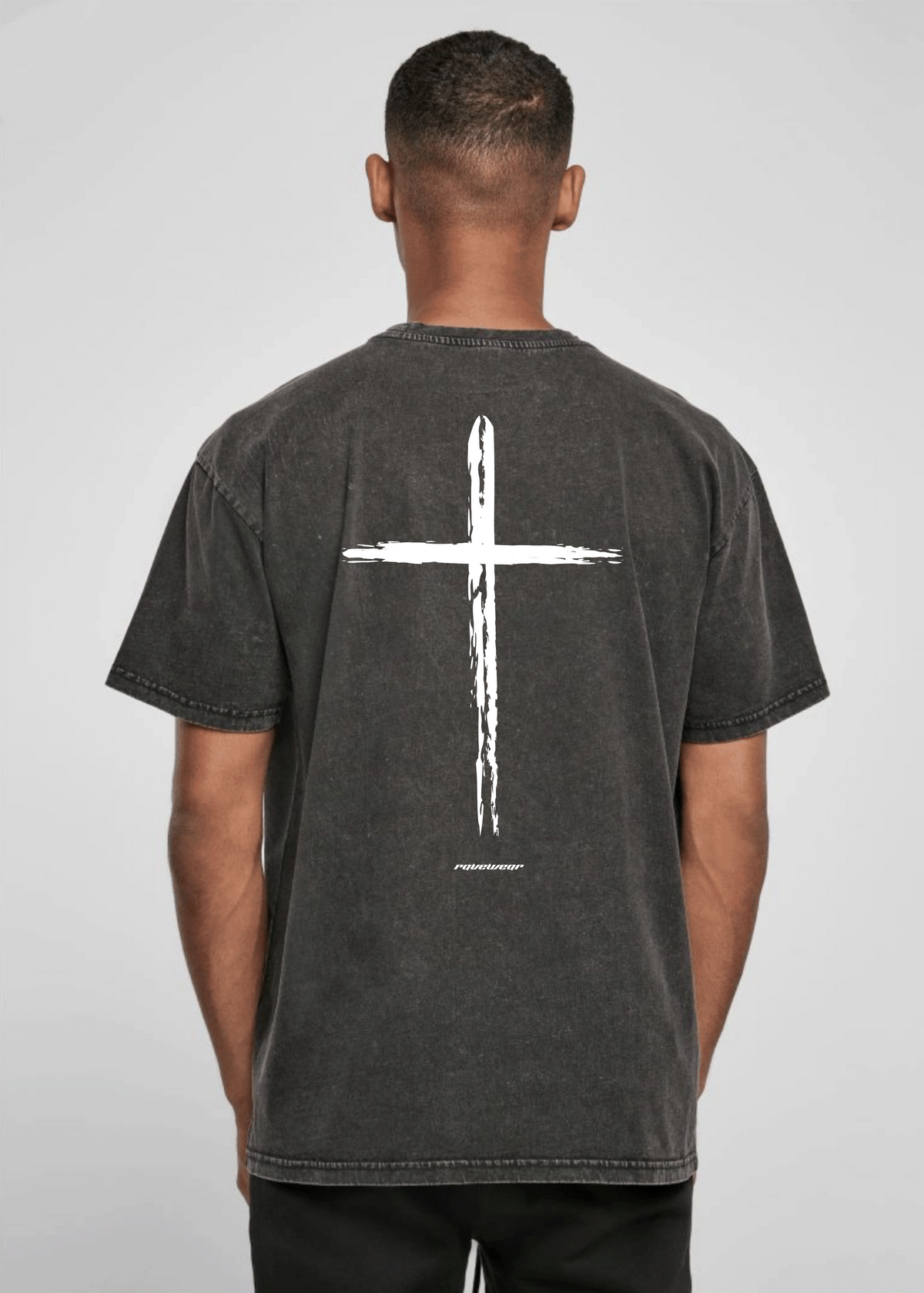 Holy Rave Backprint - Unisex Acid Oversized Shirt