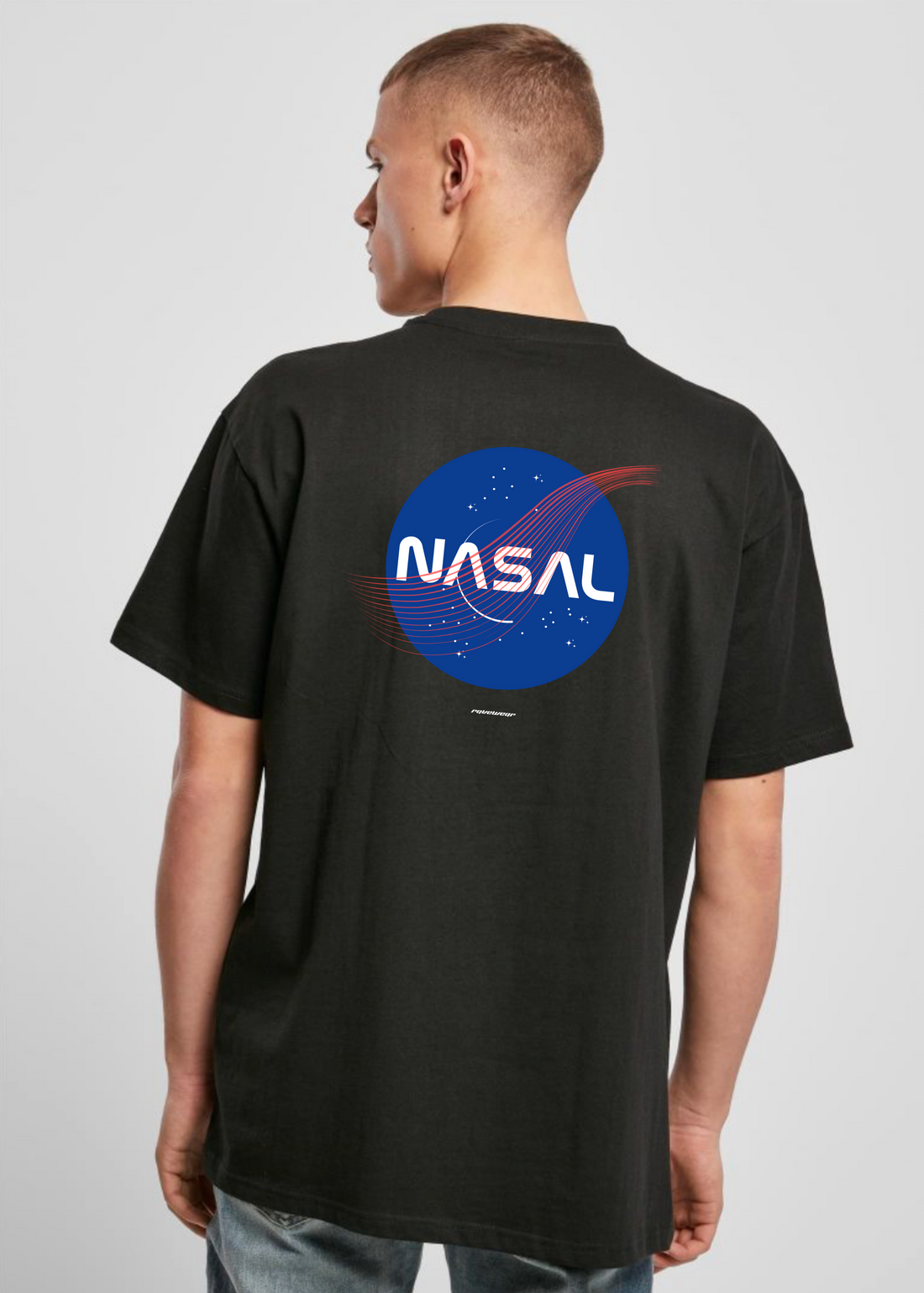 Nasal Backprint - Herren Oversized Shirt