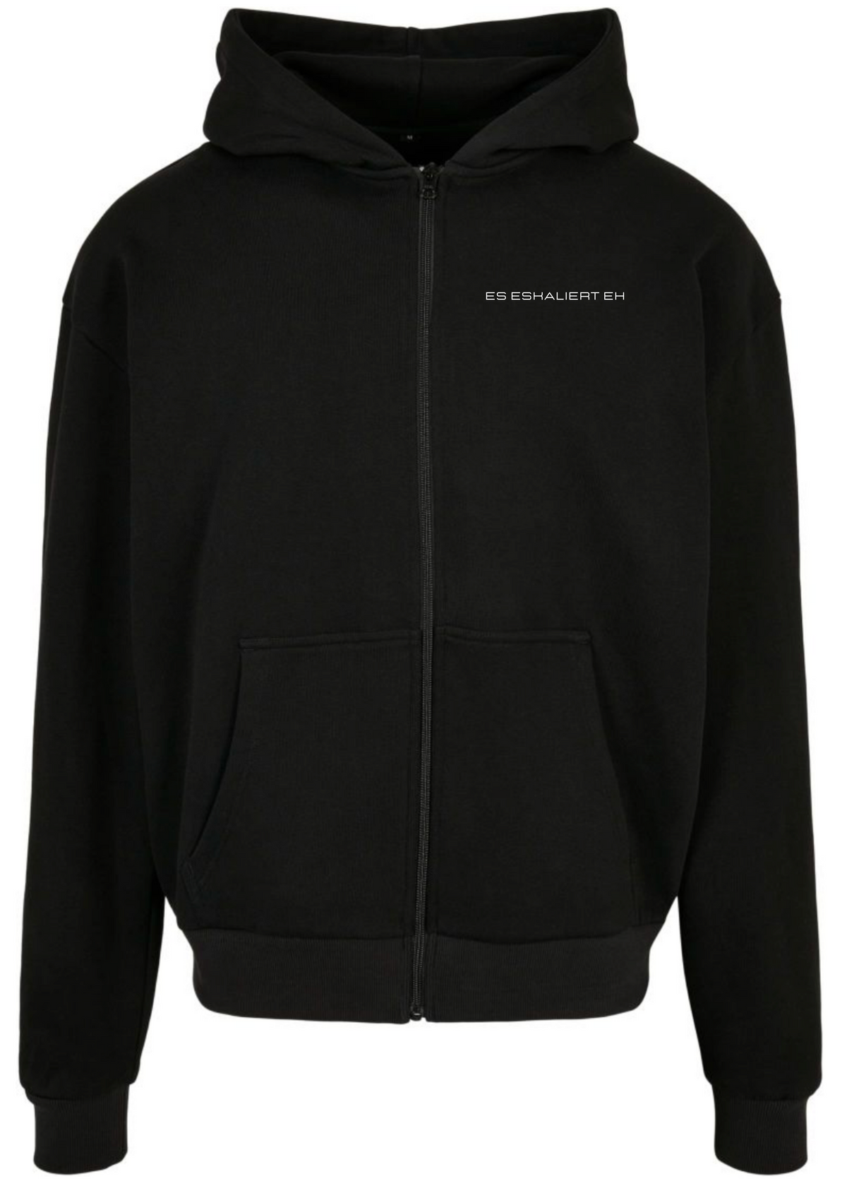 Es Eskaliert Eh Frontprint - Herren Oversized Zipper