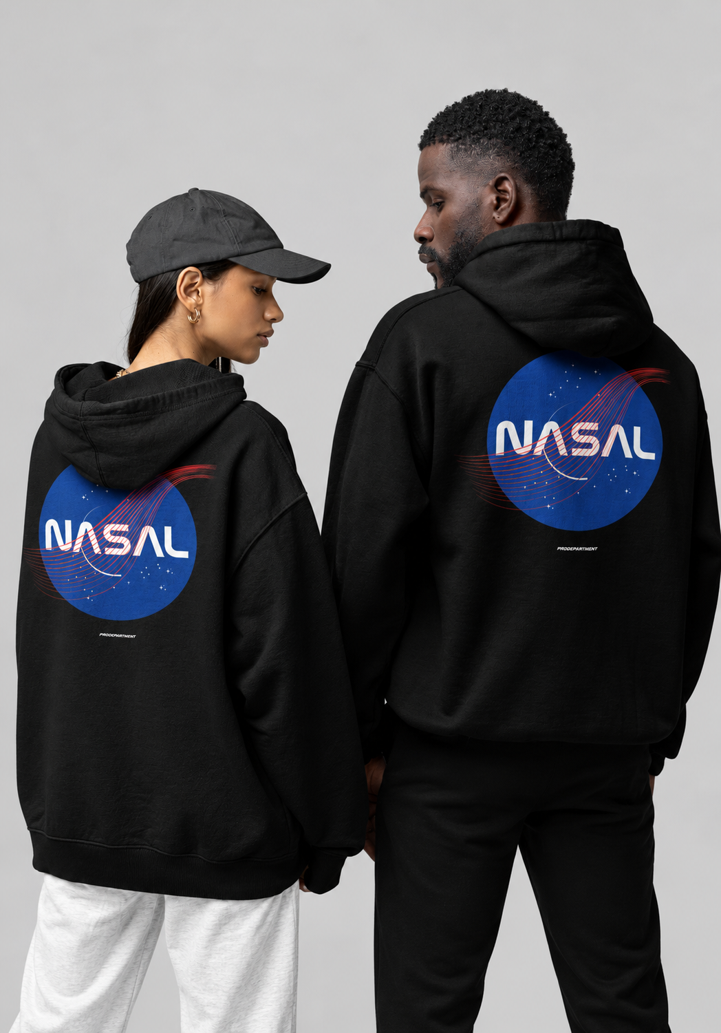 Nasal Backprint - Unisex Oversized Zipper