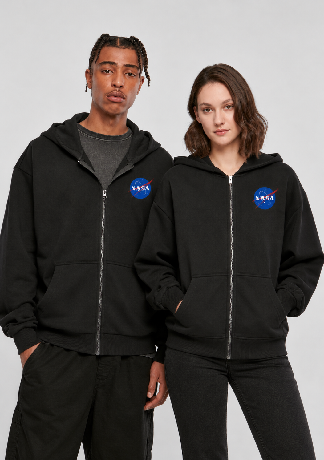 Nasal Frontprint - Unisex Oversized Zipper