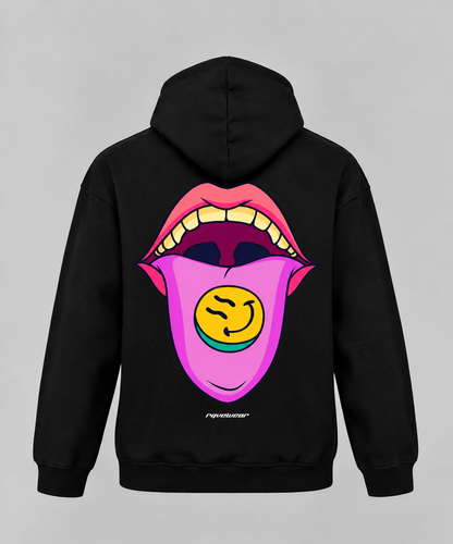Happy Pills Backprint - Unisex Oversized Hoodie