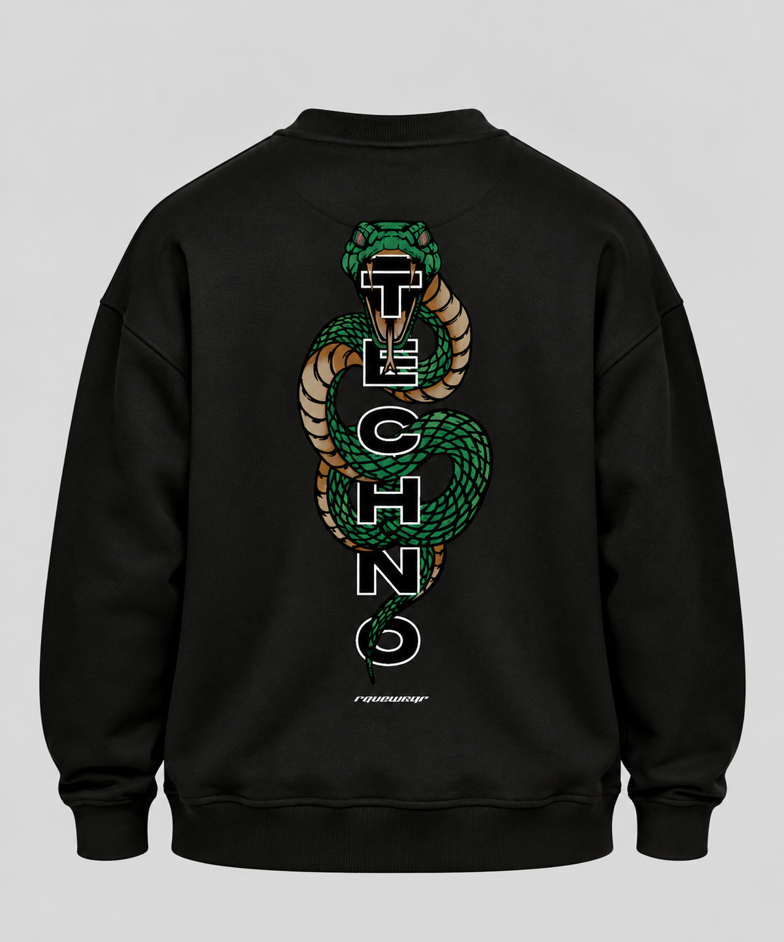Techno Cobra Backprint - Unisex Oversized Sweatshirt