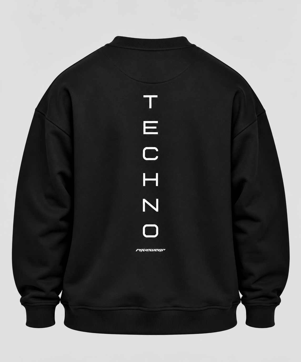 Just Techno Backprint - Unisex Oversized Sweatshirt