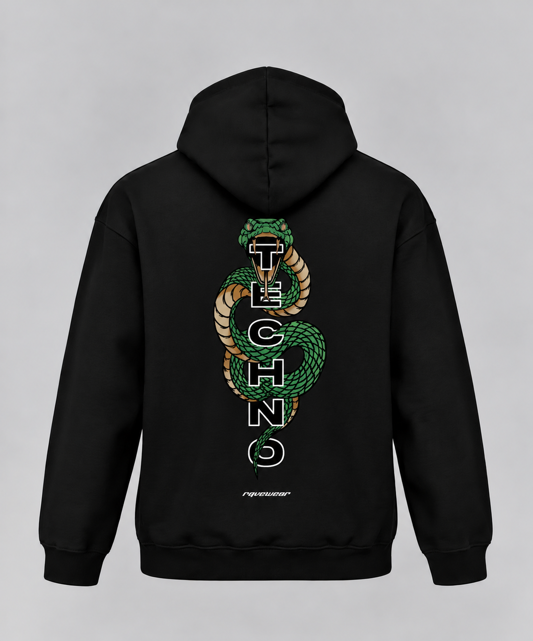 Techno Cobra Backprint - Unisex Oversized Hoodie