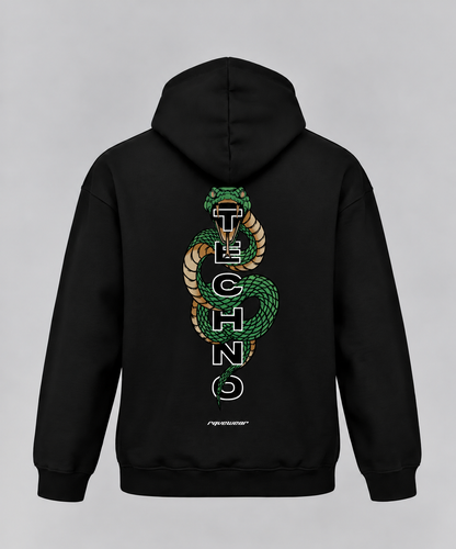 Techno Cobra Backprint - Unisex Oversized Hoodie