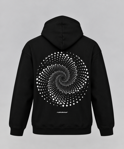 Trippy Cycle Backprint - Unisex Oversized Hoodie