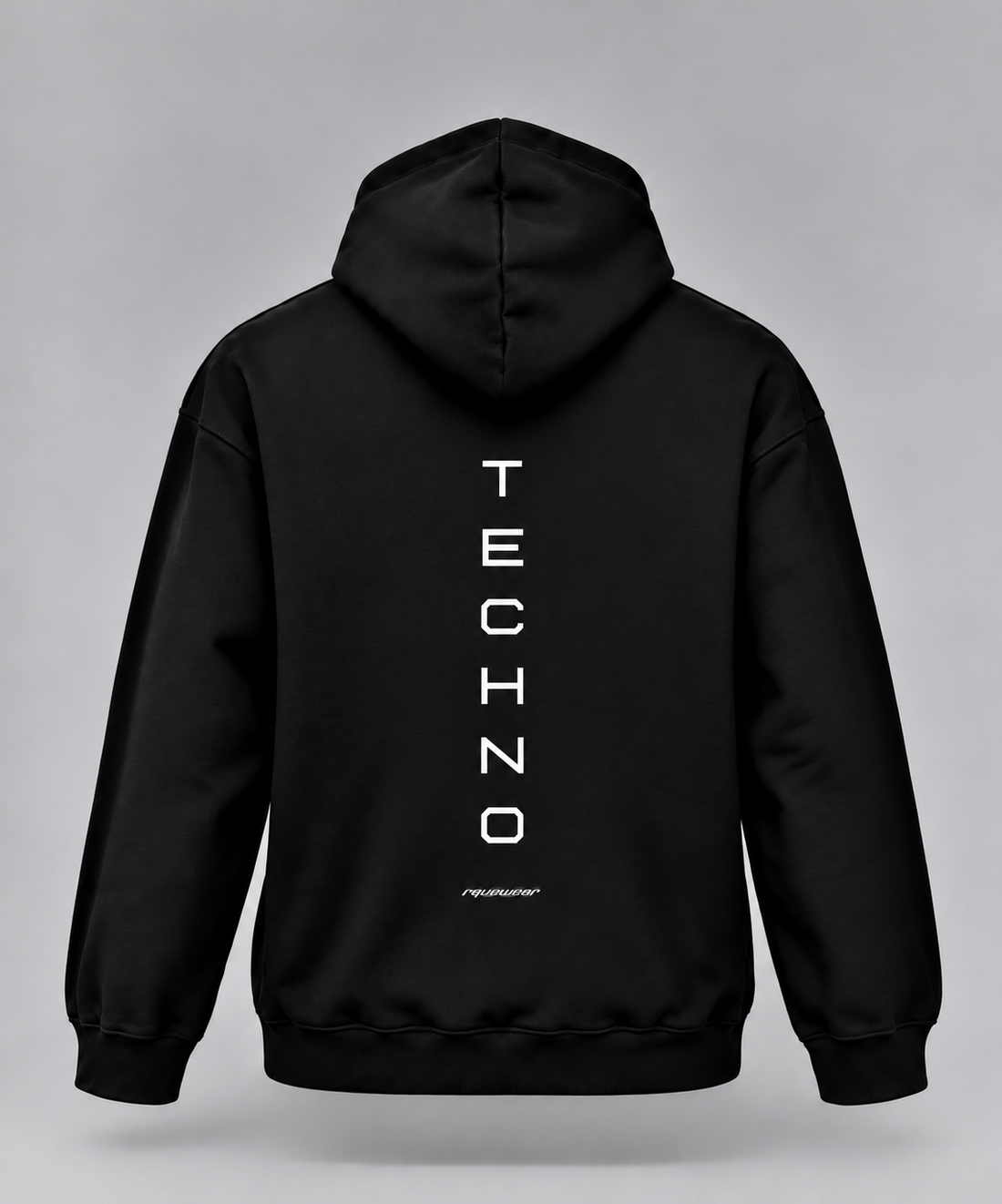 Just Techno Backprint - Unisex Oversized Hoodie
