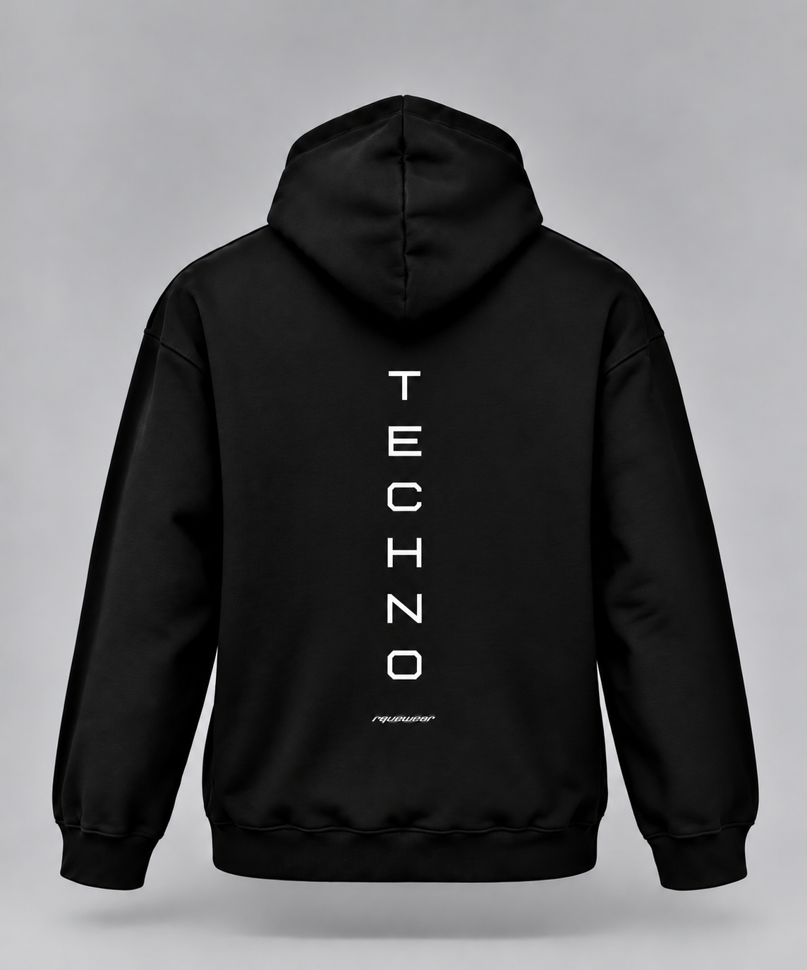 Just Techno Backprint - Unisex Oversized Hoodie