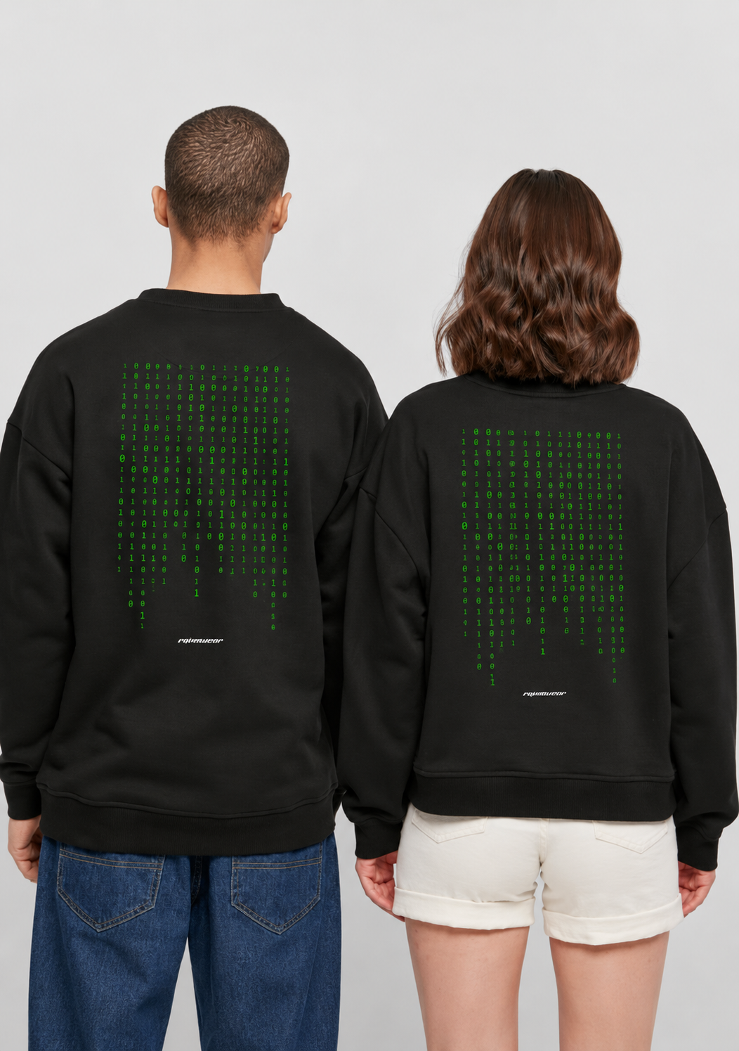 Matrix Backprint - Unisex Oversized Sweatshirt